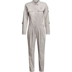 Kombinezon AERONAUTICA MILITARE Beżowy. Brązowe kombinezony eleganckie marki Aeronautica Militare, z haftami, z dekoltem na plecach. Za 903,00 zł.