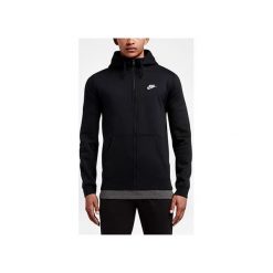 BLUZA NIKE SPORTSWEAR FULL-ZIP (S). Czarne bluzy męskie Nike, na jesień, s, bez wzorów, z bawełny, sportowe, z kapturem, z krótkim rękawem, krótkie, z kapturem. W wyprzedaży za 229,99 zł.