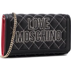 Torebka LOVE MOSCHINO - JC5644PP08KG100A Nero. Czarne torebki klasyczne damskie Love Moschino, bez wzorów, ze skóry ekologicznej, eleganckie, bez dodatków. W wyprzedaży za 349,00 zł.
