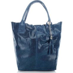 Skórzana torebka damska shopper bag PAOLO PERUZZI GA308. Torby damskie na zakupy Paolo Peruzzi, bez wzorów, ze skóry, bez dodatków. Za 179,99 zł.