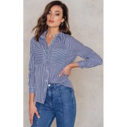 Paski damskie: Rut&Circle Koszula w paski Ingrid – Blue,Multicolor