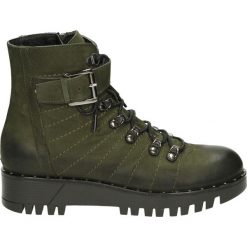 Botki - 106937 NAB KH. Szare botki damskie skórzane marki Venezia. Za 299,00 zł.