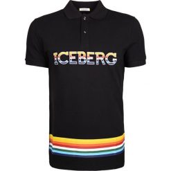 Iceberg Koszulka Polo. Koszulki męskie Iceberg, z nadrukiem, z tkaniny, bez rękawów. Za 299,00 zł.
