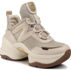 Sneakersy MICHAEL MICHAEL KORS - Olympia Trainer 43R0OLFS5D Pale Gold. Zielone półbuty damskie MICHAEL Michael Kors, ze skóry ekologicznej. Za 919,00 zł.