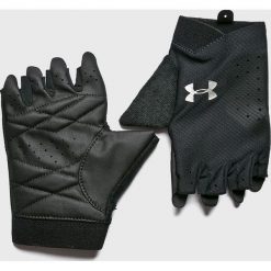 Under Armour - Rękawiczki. Różowe rękawiczki damskie Under Armour, bez wzorów, z elastanu. Za 99,90 zł.