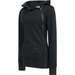 Bluzy damskie: Rio Bluza z kapturem rozpinana damska czarny