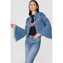 Kurtki damskie: Glamorous Kurtka dżinsowa z szerokim rękawem – Blue