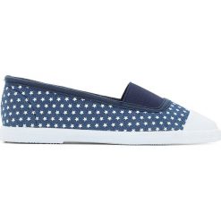 Trampki w gwiazdki 26-39. Niebieskie buty dziewczęce sportowe marki La Redoute Collections, z materiału. Za 64,64 zł.