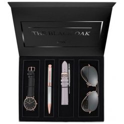 Black Oak Zestaw Upominkowy Damski bx97052rset-803. Czarne zegarki damskie Black Oak. W wyprzedaży za 259,00 zł.