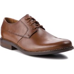 Półbuty CLARKS - Becken Plain 261241757 Tan Leather. Pomarańczowe półbuty skórzane męskie marki Clarks. Za 319,00 zł.