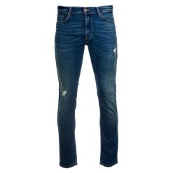 Mustang Jeansy Męskie Vegas 31/32 Ciemny Niebieski. Niebieskie jeansy męskie marki Mustang, m, bez wzorów, z jeansu. W wyprzedaży za 312,00 zł.