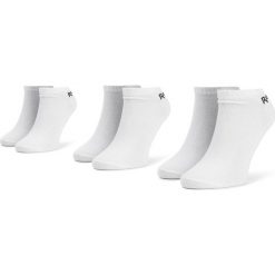 Zestaw 3 par niskich skarpet unisex Reebok - Act Core Low Cut Sock 3p FL5224 White. Białe skarpetki damskie Reebok, bez wzorów, z elastanu. Za 19,00 zł.