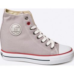 Big Star - Trampki. Szare trampki i tenisówki damskie marki BIG STAR, z materiału. W wyprzedaży za 79,90 zł.