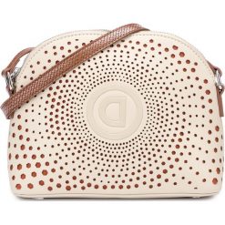 Desigual Legacy Deia Cross body bag Beżowy. Brązowe torebki klasyczne damskie Desigual, w paski, z materiału. Za 307,95 zł.