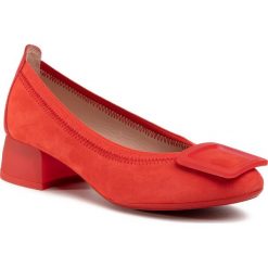 Półbuty HISPANITAS - Andros-Vo HV00235 Cherry. Czerwone półbuty damskie Hispanitas, bez wzorów, ze skóry, bez obcasa, na obcasie, bez zapięcia. Za 449,00 zł.
