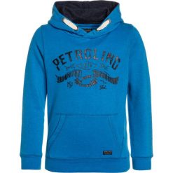 Petrol Industries Bluza z kapturem dark aqua. Niebieskie bluzy chłopięce marki Petrol Industries, z bawełny, z kapturem. Za 169,00 zł.