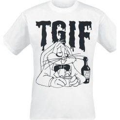 T-shirty męskie: Looney Tunes Bugs Bunny – Thank God It's Friday T-Shirt biały