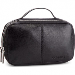 Kosmetyczka CALVIN KLEIN - Multi-Strap Washbag K50K504272 001. Czarne kosmetyczki damskie Calvin Klein, ze skóry. Za 599,00 zł.