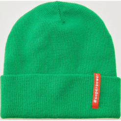 Czapka z hasztagiem - Zielony. Zielone czapki damskie House. Za 25,99 zł.