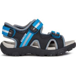 Geox - Sandały dziecięce. Czarne sandały chłopięce Geox, z gumy, bez zapięcia. Za 259,90 zł.