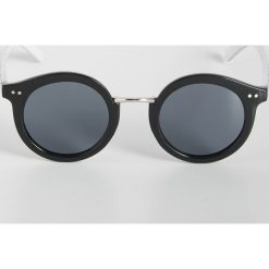 Okrągłe okulary przeciwsłoneczne - Czarny. Czarne okulary przeciwsłoneczne damskie marki Sinsay, okrągłe. Za 19,99 zł.