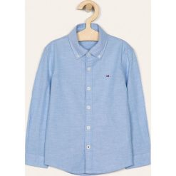 Tommy Hilfiger - Koszula dziecięca 86-176 cm. Niebieskie koszule chłopięce z elastanu, eleganckie, długie. Za 219,90 zł.
