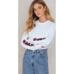 Bluzy rozpinane damskie: Miss Trouble Bluza Red Rose - White,Multicolor