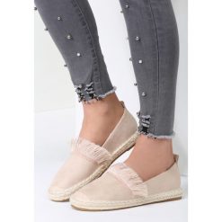Espadryle damskie: Beżowe Espadryle To The Middle