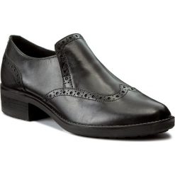 Półbuty GEOX - D Ettiene C D746BC 00043 C9999 Black. Czarne półbuty damskie skórzane marki Geox, eleganckie, na obcasie. W wyprzedaży za 299,00 zł.