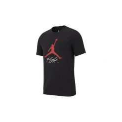 T-shirty z krótkim rękawem Nike Jordan Jumpman Flight. Czarne t-shirty męskie Nike, xl, bez wzorów, bez kołnierzyka, krótkie. Za 109,93 zł.