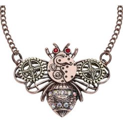 Naszyjniki damskie: Steampunk-Biene Naszyjnik miedź