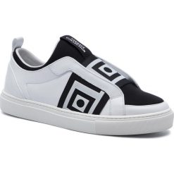 Sneakersy VERSACE COLLECTION - V900742 VM0463 V874 Bianco/Nero. Białe sneakersy męskie Versace Collection, bez zapięcia. W wyprzedaży za 1019,00 zł.