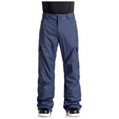 DC spodnie snowboardowe Banshee Pnt M Snpt Bsn0 Insignia Blue S. Niebieskie spodnie męskie DC, na zimę, s, bez wzorów, sportowe. W wyprzedaży za 499,00 zł.