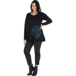 T-shirty damskie: Koszulka w kolorze czarno-niebieskim