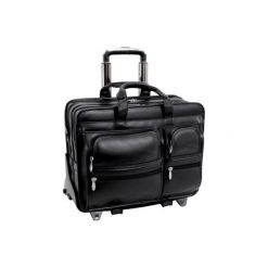 Torba MCKLEIN Clinton 17 cali Czarny. Czarne torby na laptopa Mcklein, bez wzorów. Za 1050,99 zł.