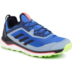 Buty adidas - Terrex Agravic Flow EF2115 Globlu/Cblack/Siggnr. Niebieskie buty sportowe męskie Adidas, ze skóry ekologicznej, bez zapięcia, do biegania, adidas terrex. Za 599,00 zł.