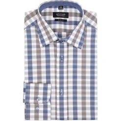Koszula bexley 2645 długi rękaw slim fit niebieski. Niebieskie koszule męskie marki Recman, m, bez wzorów, bez kołnierzyka, z długim rękawem. Za 149,00 zł.