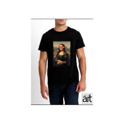 T-shirt : " Mona Supreme ". Białe t-shirty męskie Life is art, xxl, z nadrukiem, klasyczne, z klasycznym kołnierzykiem. Za 120,00 zł.