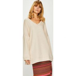 Answear - Sweter Nomad. Brązowe swetry oversize damskie marki ANSWEAR, s, z poliesteru. W wyprzedaży za 49,90 zł.
