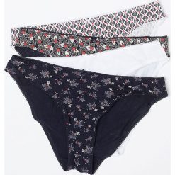 Etam - Figi Jolie (4-pack). Niebieskie majtki damskie Etam, s, z bawełny. W wyprzedaży za 49,90 zł.