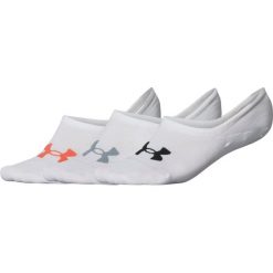 Under Armour Essential 3-pack Skarpetki Biały. Białe skarpetki damskie Under Armour, z haftami, z elastanu. Za 59,95 zł.