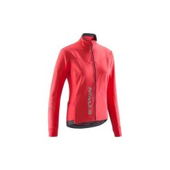 Kurtka na rower szosowy 500 damska. Czerwone kurtki damskie B'TWIN, xs, z elastanu. Za 139,99 zł.