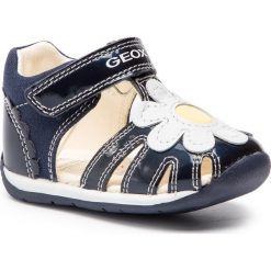 Sandały GEOX - B Each G. A B920AA 010HI C4211 M Navy/White. Niebieskie sandały dziewczęce Geox, z materiału. W wyprzedaży za 169,00 zł.