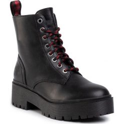 Trapery BULLBOXER - 129500F6S Black. Czarne trapery damskie Bullboxer, z materiału. Za 259,00 zł.