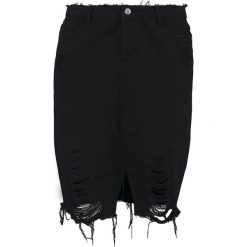 Spódniczki ołówkowe: Missguided Plus DISTRESSED Spódnica ołówkowa black