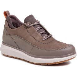 Półbuty CLARKS - Un Venture Low 261445697 Taupe Combi. Pomarańczowe półbuty męskie Clarks, na co dzień, bez wzorów, ze skóry, bez zapięcia. W wyprzedaży za 339,00 zł.