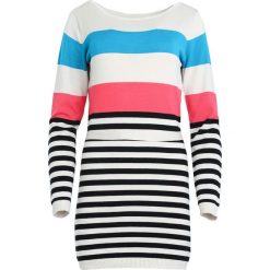 Biała Tunika Summer Air. Czarne tuniki damskie marki DOMYOS, z bawełny, street. Za 29,99 zł.