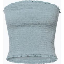 Review - Top damski, niebieski. Niebieskie topy damskie Review, xs, w koronkowe wzory, z koronki, bez kołnierzyka. Za 29,95 zł.