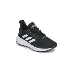 Buty do biegania Dziecko adidas DURAMO 9 K. Czarne buty dziewczęce sportowe Adidas, bez wzorów, bez zapięcia. Za 159,20 zł.