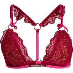 Biustonosze z fiszbinami: For Love & Lemons EDITH LACE BRALETTE Biustonosz z trójkątną miseczką bordeaux